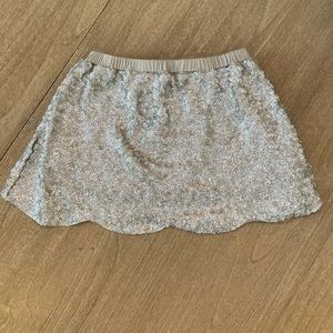 Peek sequin skirt